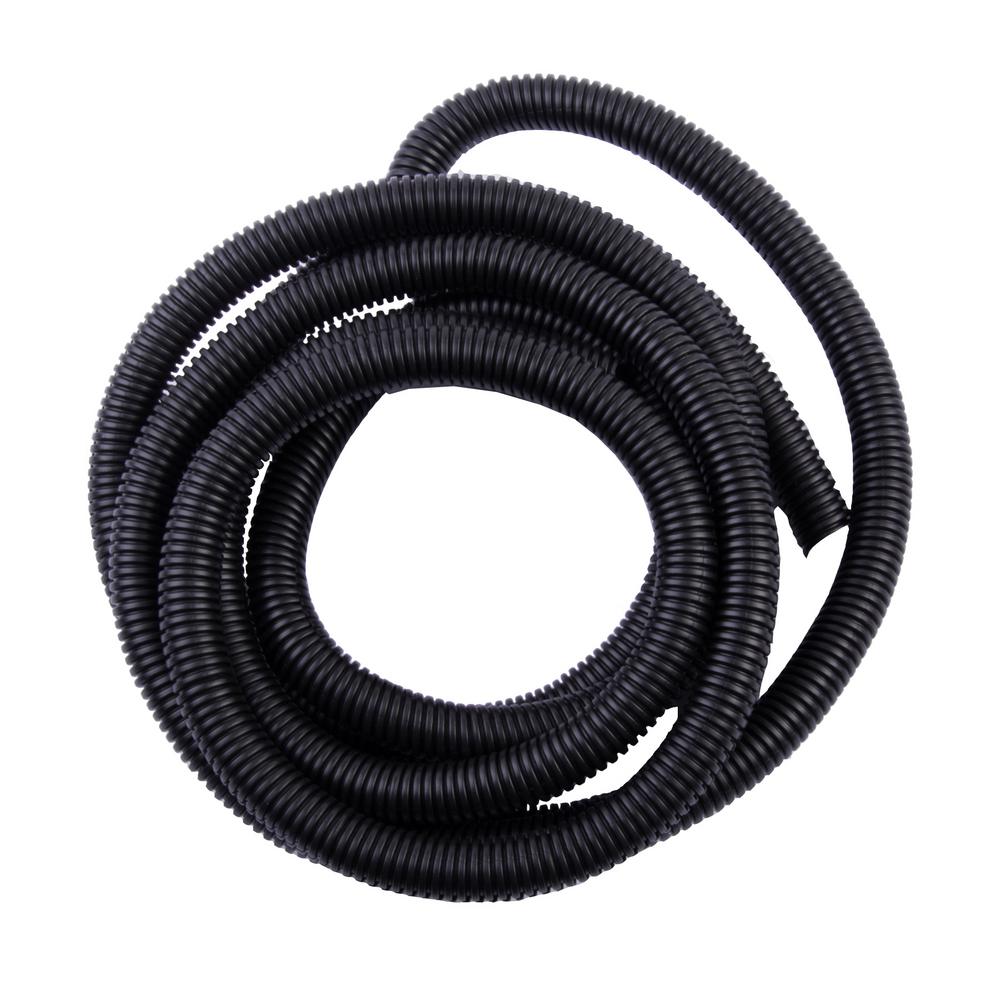 3//8 Split Wire Loom Tubing Polyethylene White - 50FT