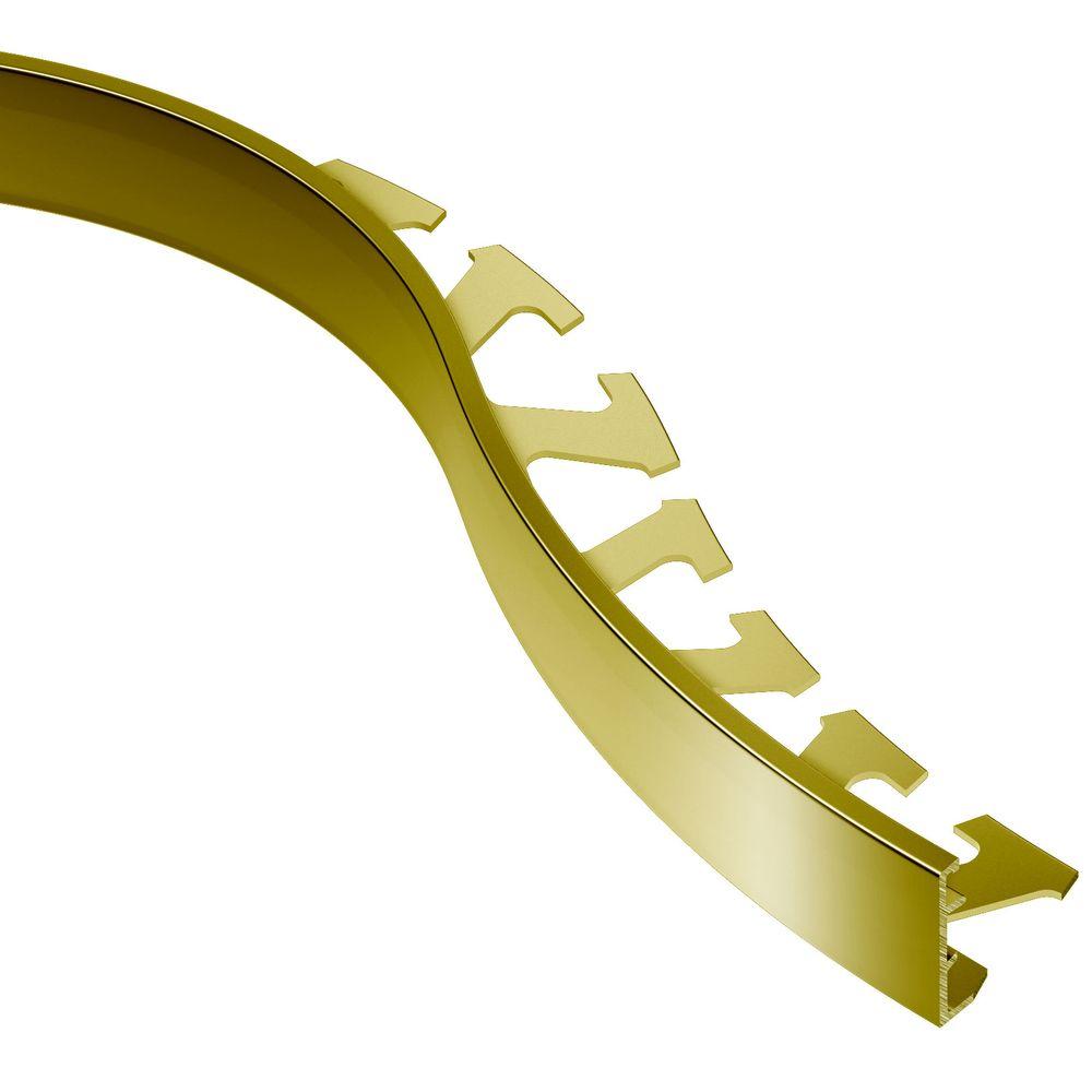 Schluter Schiene Solid Brass 5 8 In X Ft 2 1 Metal Radius Schluter Schiene Solid Brass 5 8 In X Ft 2 1