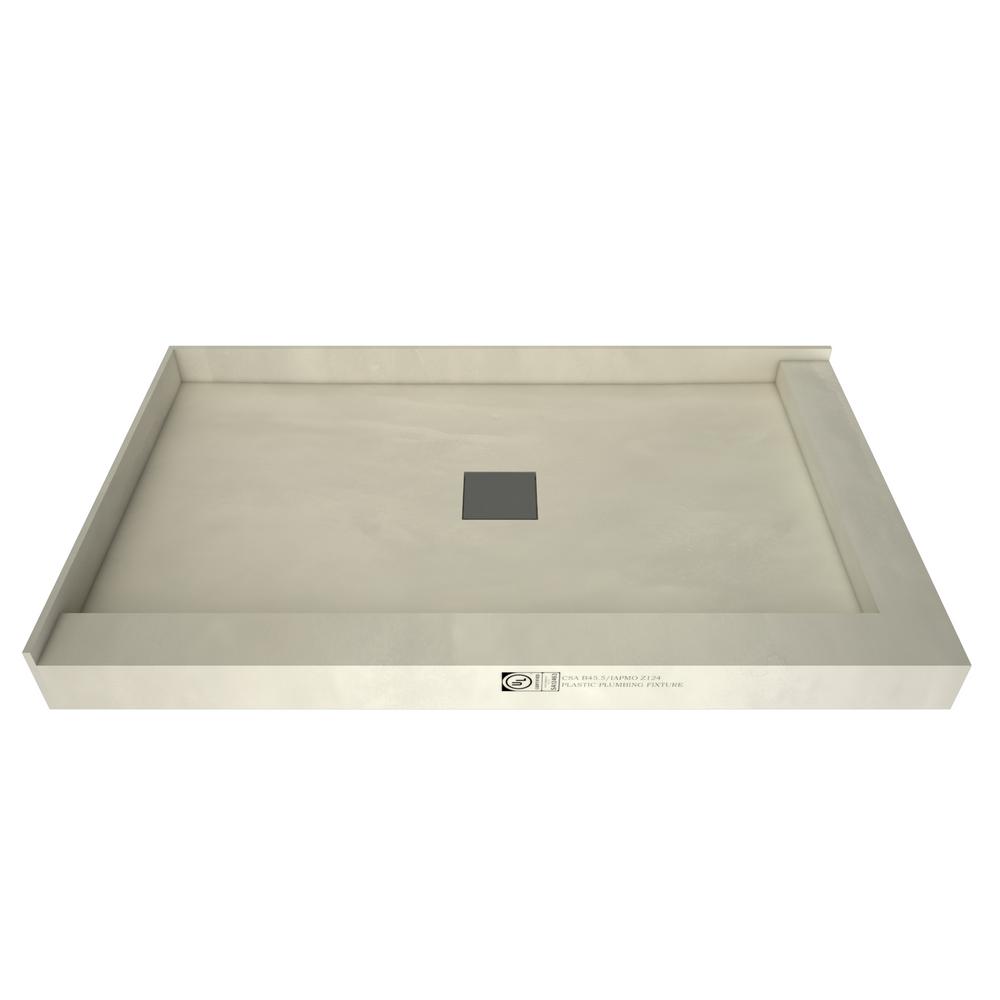 Tile Redi Wonder Drain 37 in. x 60 in. Double Threshold Shower Base
