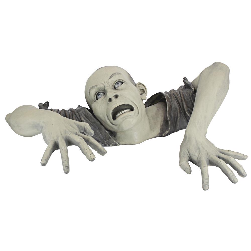 Design Toscano 8 In H The Zombie Of Montclaire Moors Statue Db30 The Home Depot