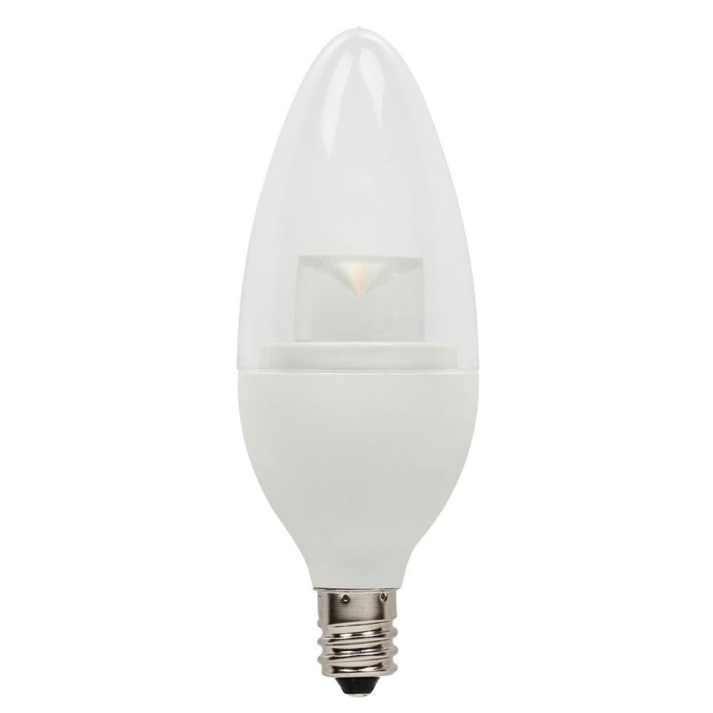 Westinghouse 40W Equivalent Soft White B11 Dimmable LED Light Bulb ...