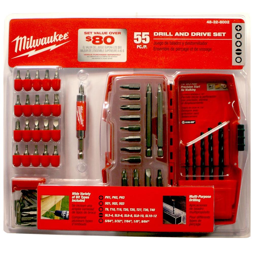 Milwaukee Drill Bit And Driver Set at Violet Wortman blog