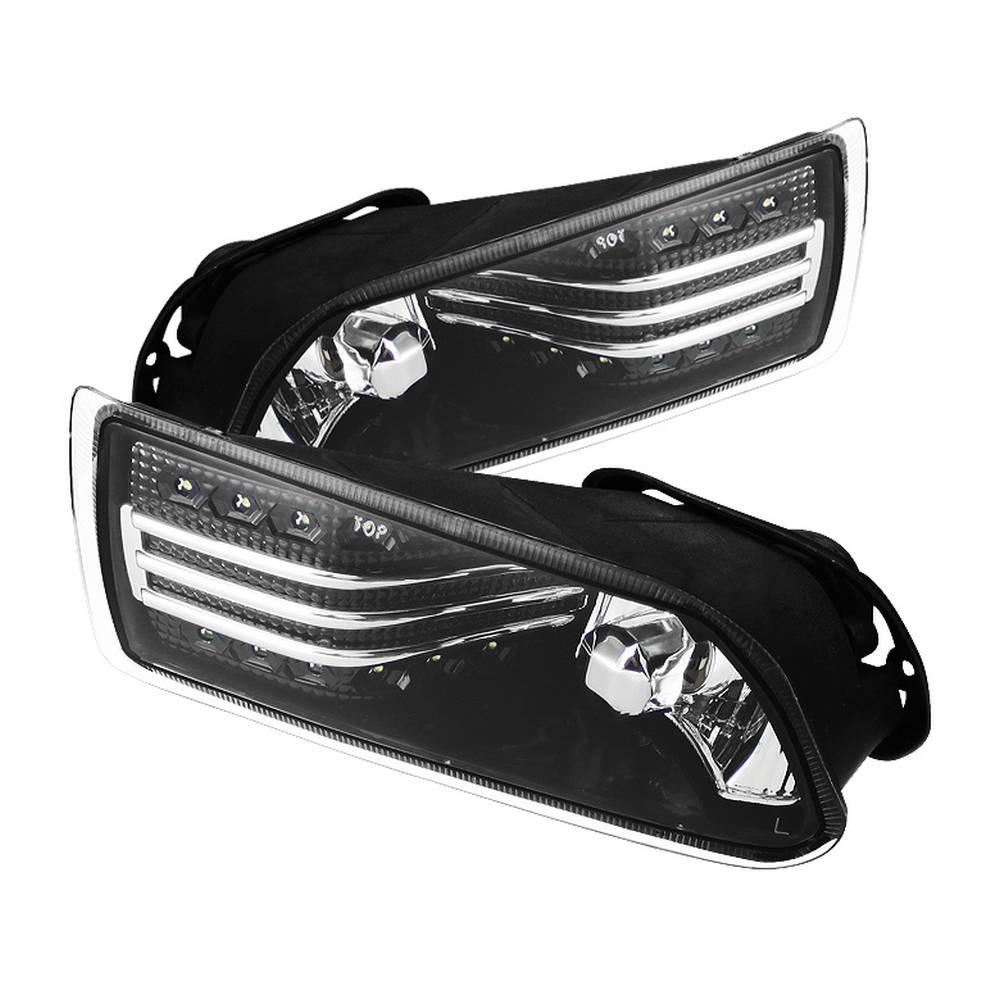 Spyder Auto Scion TC 05-10 LED Fog Lights w/Switch - Clear-5071620 - The Home Depot | 2007 Toyota Scion Tc Fog Lights Wiring | | The Home Depot