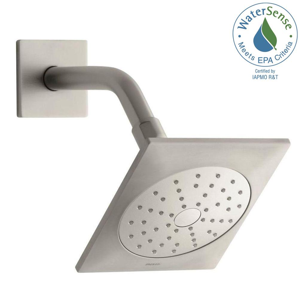 KOHLER Loure 1Spray Single Function 6.3125 in. Showerhead in Vibrant