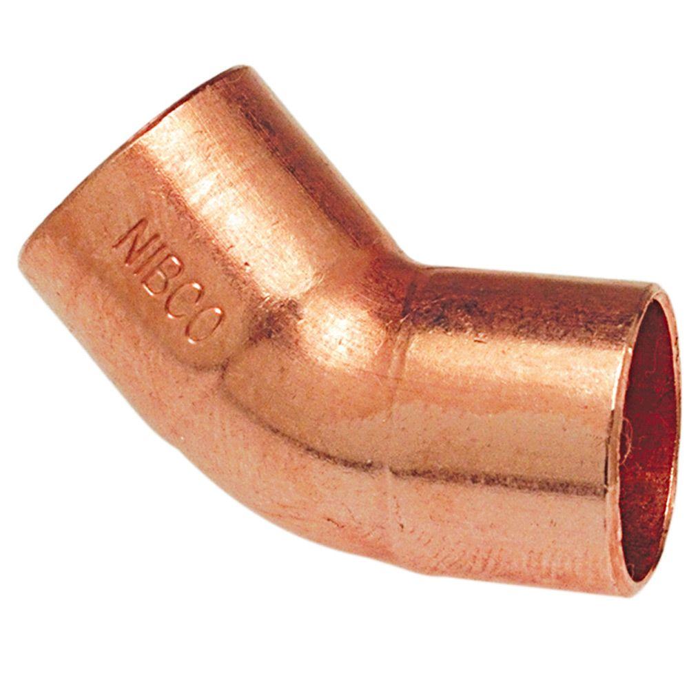 NIBCO MCP606 3 4 in Copper 45 Degree C x C Pressure Elbow 