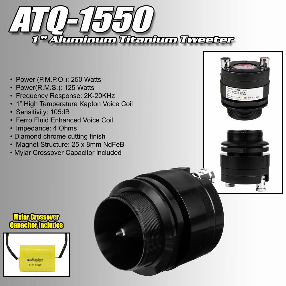 audiopipe bullet tweeters
