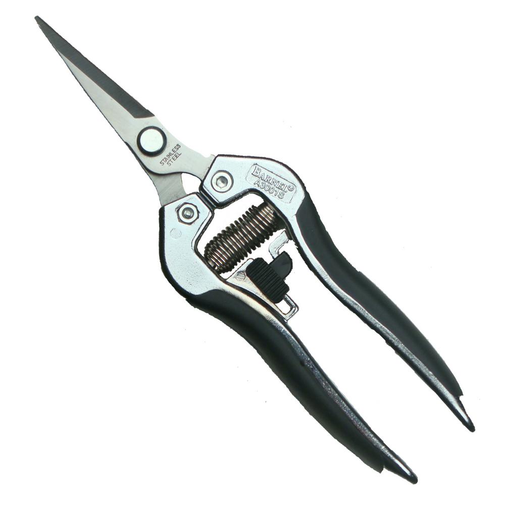 2-Pack Straight-Blade Gardening Scissors Stainless Steel Pruning Shears Plants