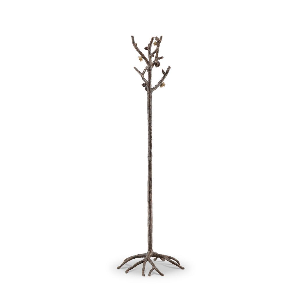 bronze coat rack