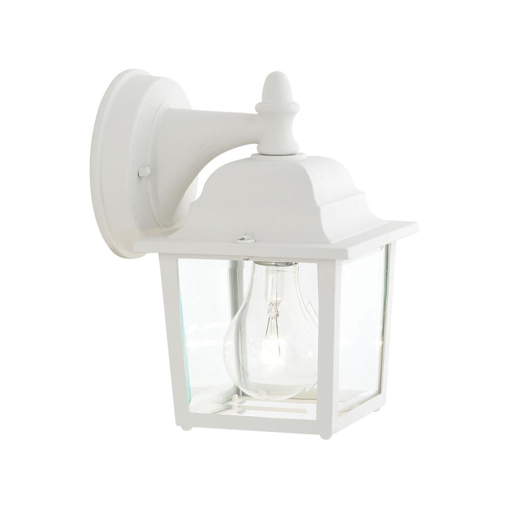 Thomas Lighting Hawthorne 1 Light Matte White Outdoor Wall Lantern
