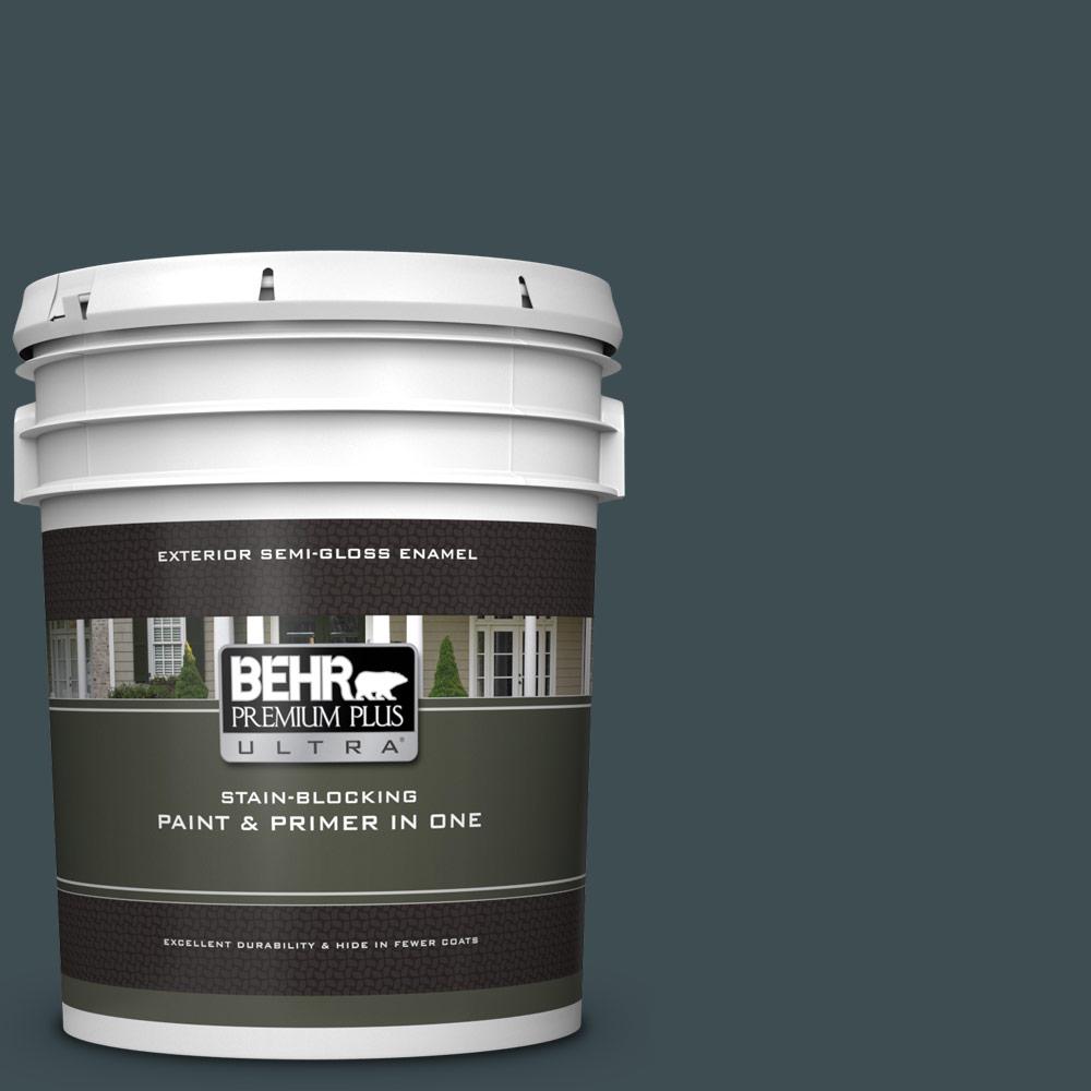 BEHR Premium Plus Ultra 5 gal. S4407 Thermal SemiGloss Enamel
