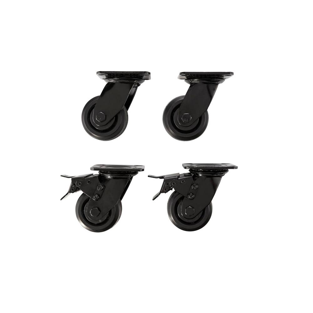 Husky Heavy Duty 4 in. Caster KitHTC1000005 The Home Depot