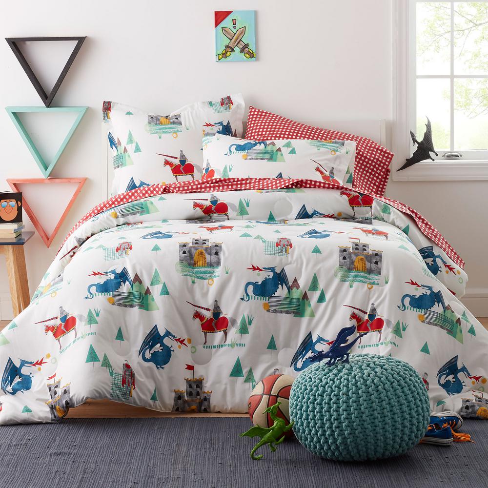 Company Kids By The Company Store Knights And Dragons Multicolored