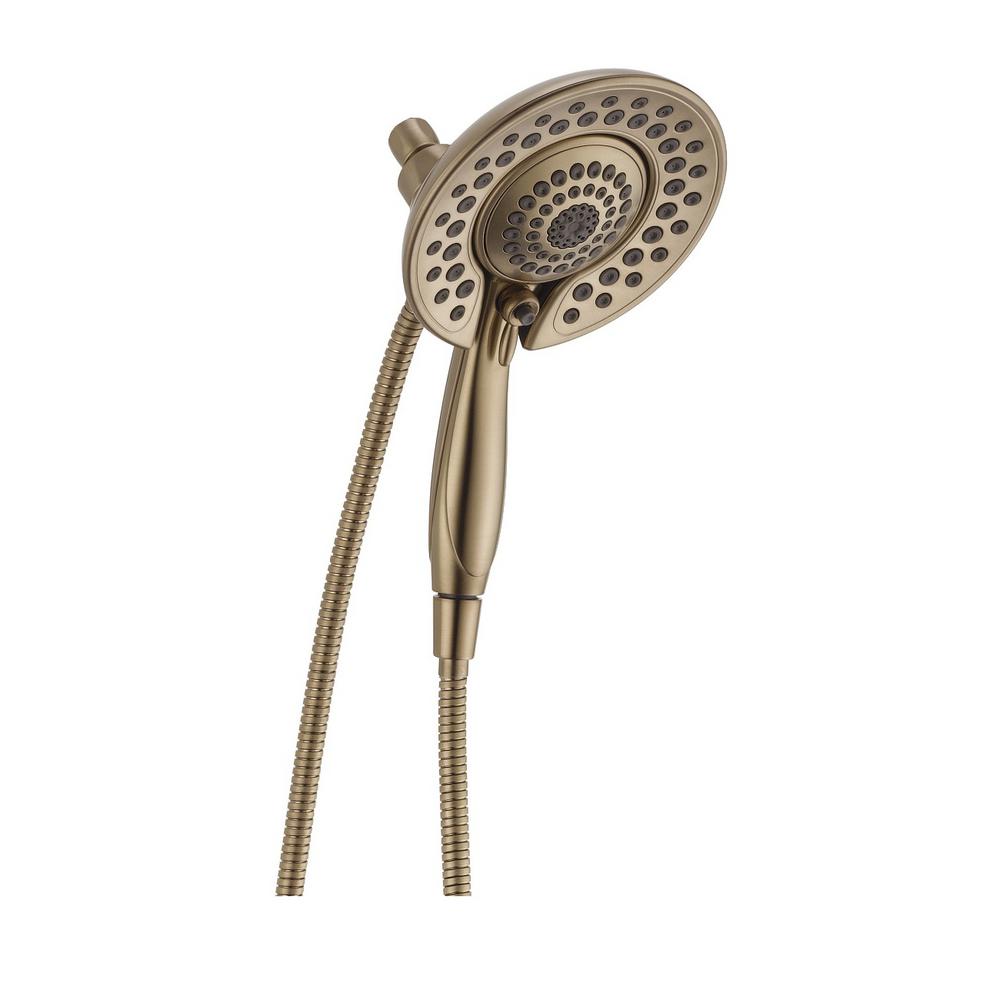 Brass Gold Dual Shower Heads Shower Heads The Home Depot