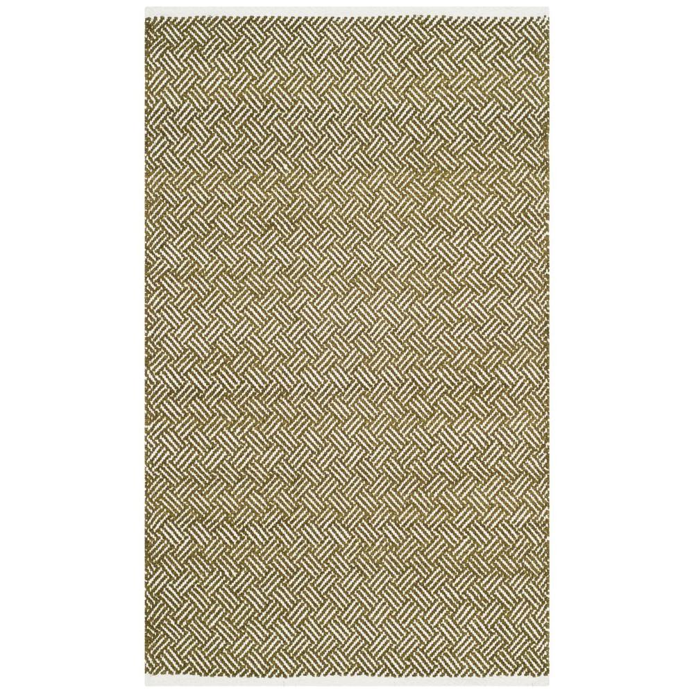 Safavieh Boston Olive 5 ft. x 8 ft. Area RugBOS680B5 The Home Depot