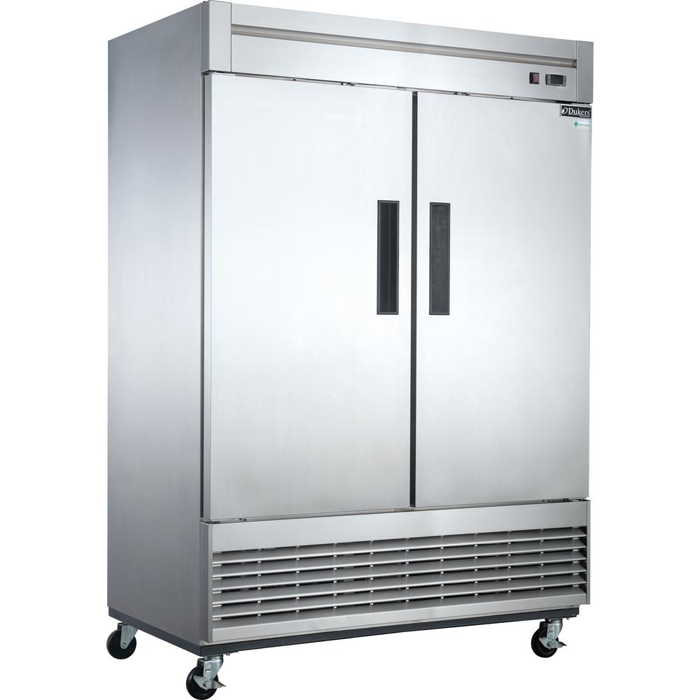 Dukers 40.7 cu. Ft. 2Door Commercial Upright Freezer in Stainless SteelD55F The Home Depot
