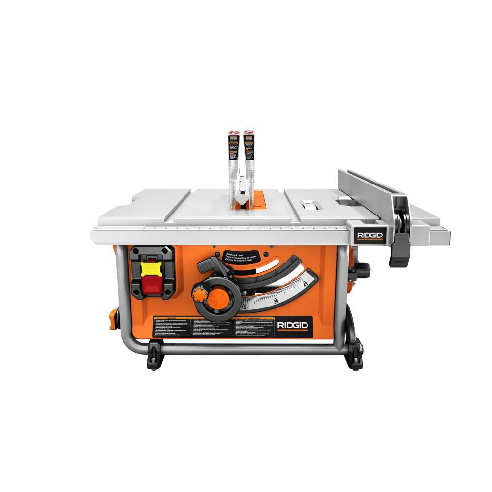 Ridgid 15 Amp Corded 10 In Compact Table Saw Ridgid 15 Amp Corded 10 In Compact Table Saw