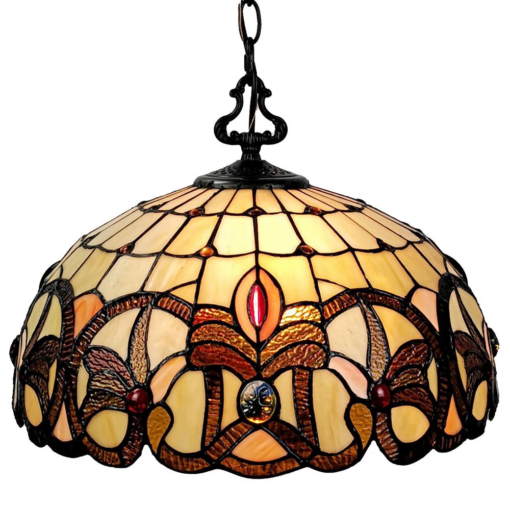 Tiffany Glass Pendant Lights Lighting The Home Depot - Tiffany Ceiling Lights Stained Glass Tiffany Glass Pendant Lights Lighting The Home Depot - Tiffany Ceiling Lights Stained Glass