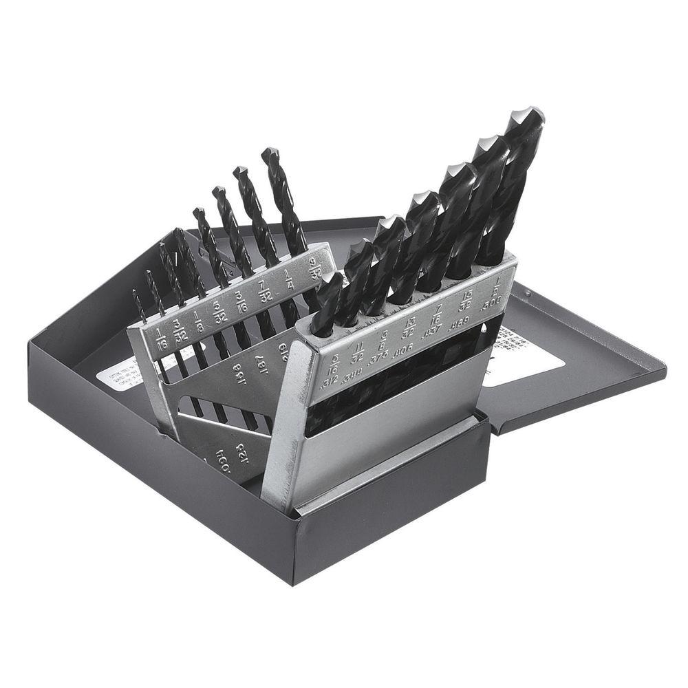 Klein Tools Steel RegularPoint DrillBit Set (15Piece)53001 The
