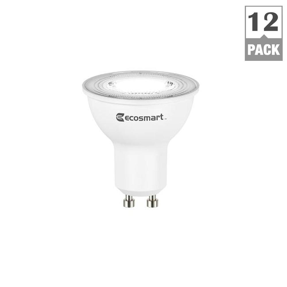 EcoSmart 35-Watt Equivalent MR16 GU10 Dimmable LED Light Bulb Bright White 3-Pack