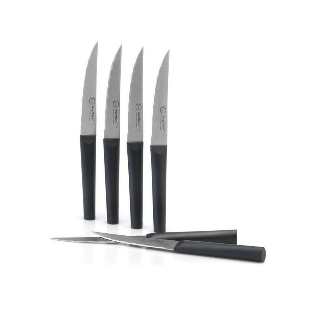 BergHOFF Eclipse 4.5 in. Steak Knife (6-Pack)-3700203 - The Home Depot BergHOFF Eclipse 4.5 in. Steak Knife (6-Pack)-3700203 - The Home Depot