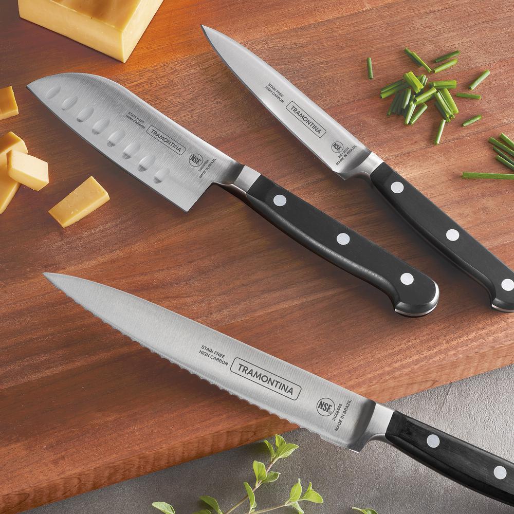 Tramontina Professional Series 3-Piece Kitchen Knife Set-80008/026DS