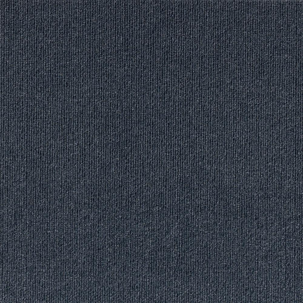 Foss Premium Self Stick Design Smart Ocean Blue Rib 18 In X Premium Self Stick Design Smart Ocean Blue Rib 18 In X Indoor Outdoor Carpet Tile 10 Tiles 22 5 Sq Ft Case