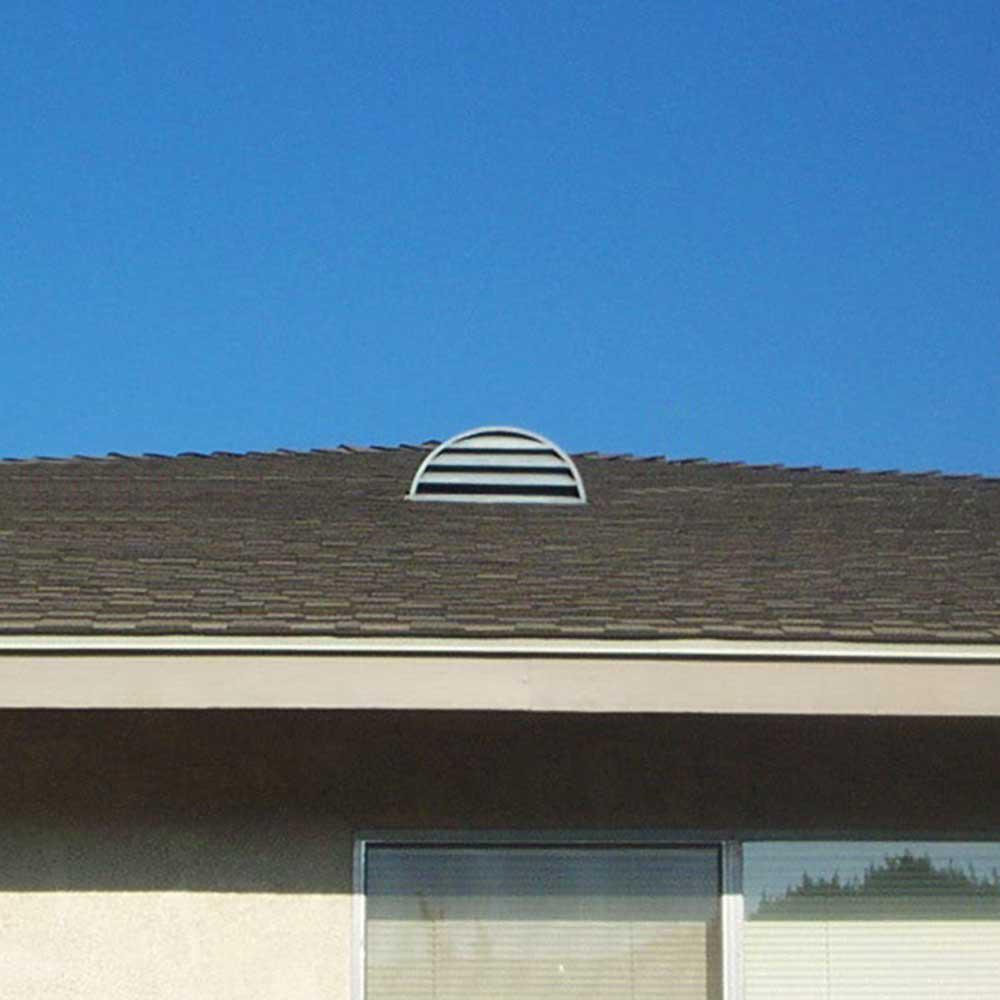 Construction Metals 24 In X 12 In Galvanized Steel Half Round