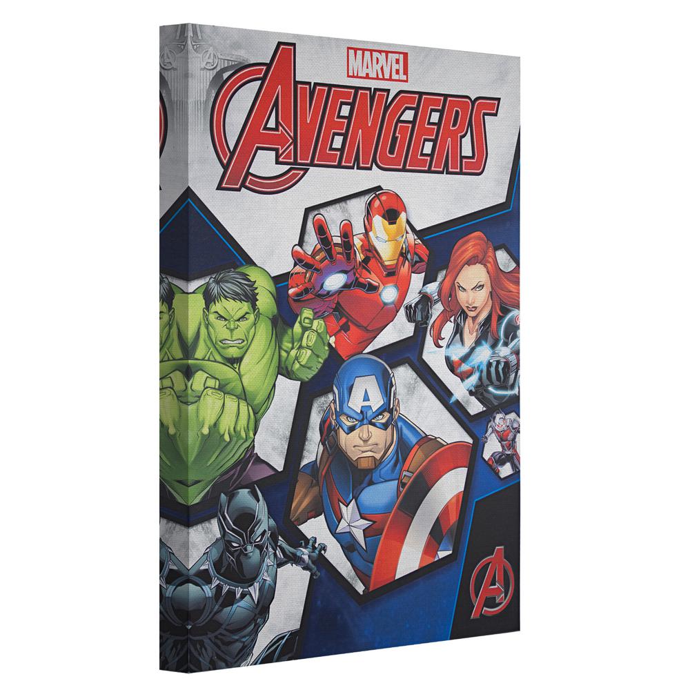 American Art Decor Licensed Marvel Comics Avengers Comic Book Cover Wrapped Canvas Wall Art 212463web The Home Depot