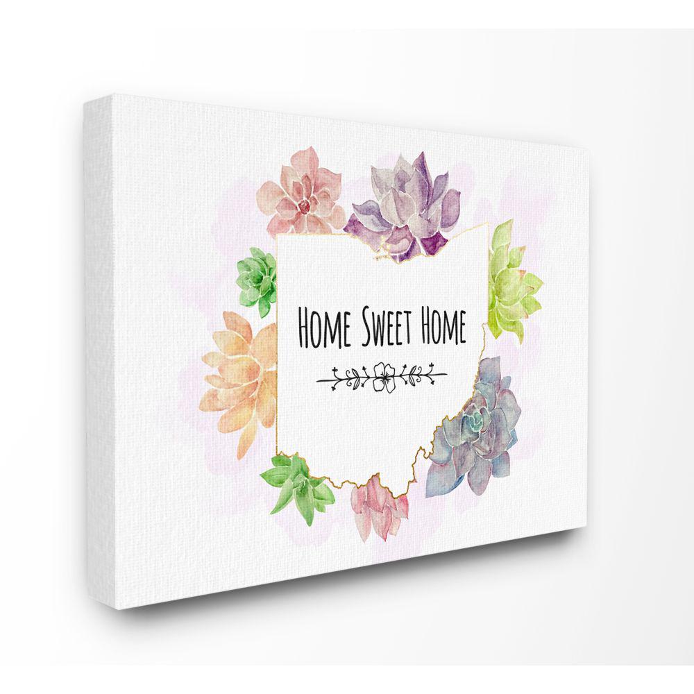 The Stupell Home Decor Collection 36 In X 48 In Ohio State Home