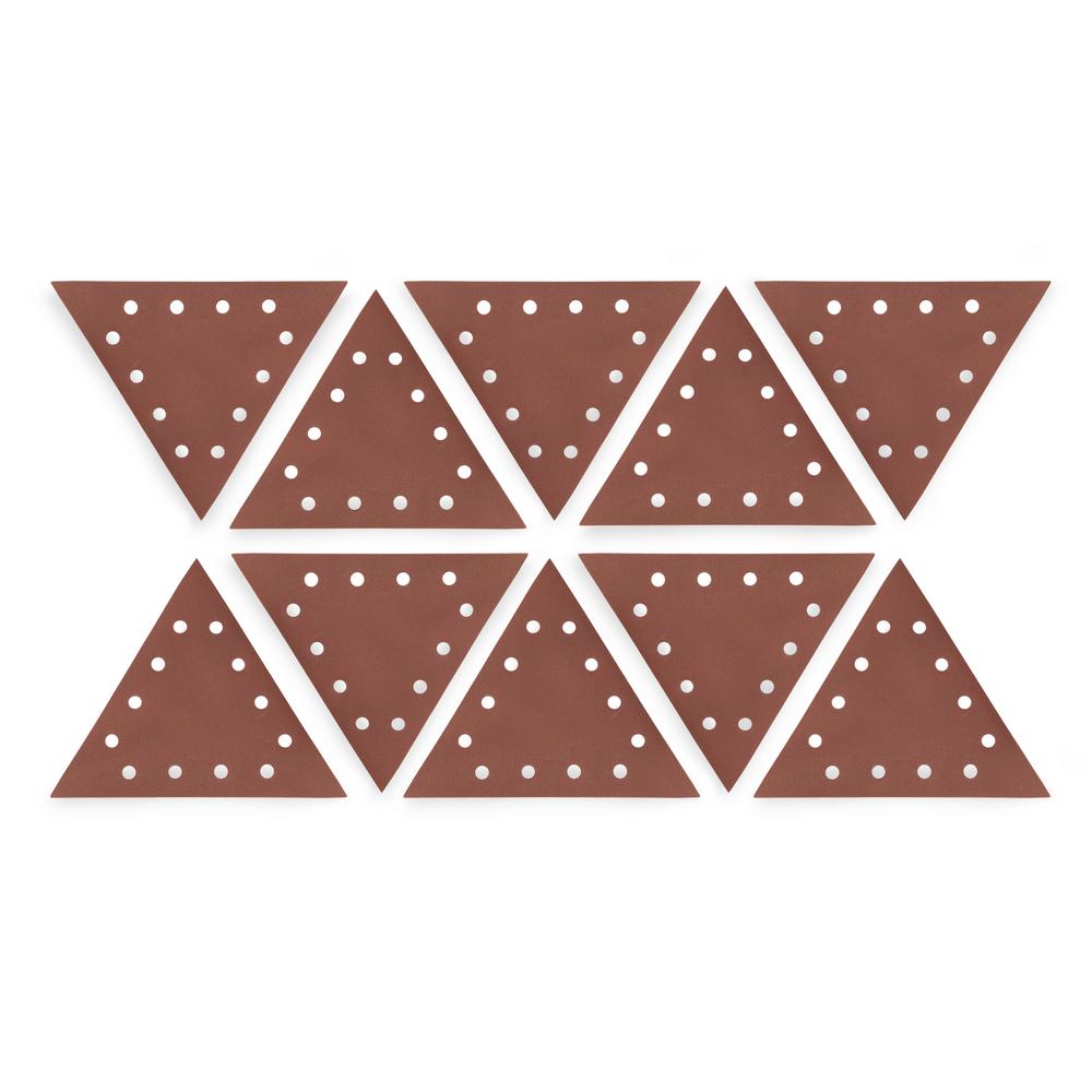 Wen Drywall Sander 80-Grit Hook and Loop 11-1/4 inch Triangle Sandpaper... by WEN