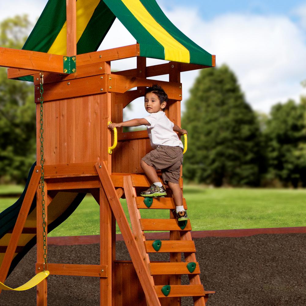 backyard discovery weston cedar swing set