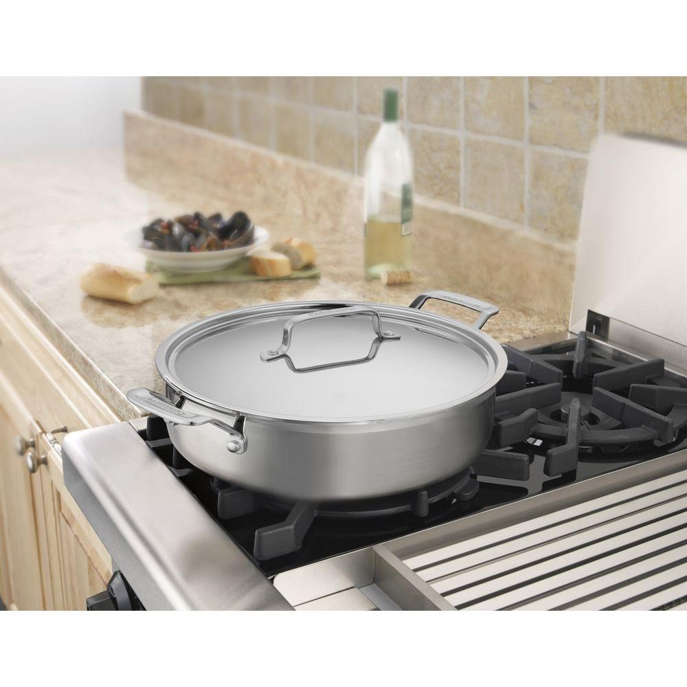 Cuisinart MultiClad Pro 5.5 Qt. Stainless Steel Saute Pan MCP5530N
