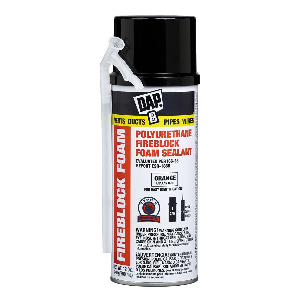 foam sealant fireblock fire dap oz block polyurethane pack firestop depot orange rated insulating 3m commercial homedepot zoro fb