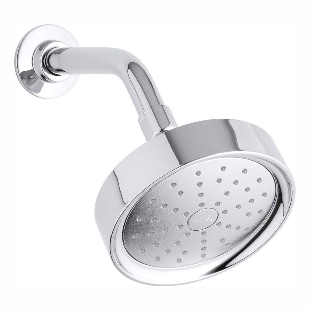 KOHLER Purist 1Spray Single Function 5.5 in. Raincan Katalyst Air