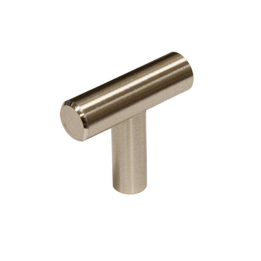 Richelieu Hardware 137/64 in. x 13/8 in. Satin Nickel Bar Knob
