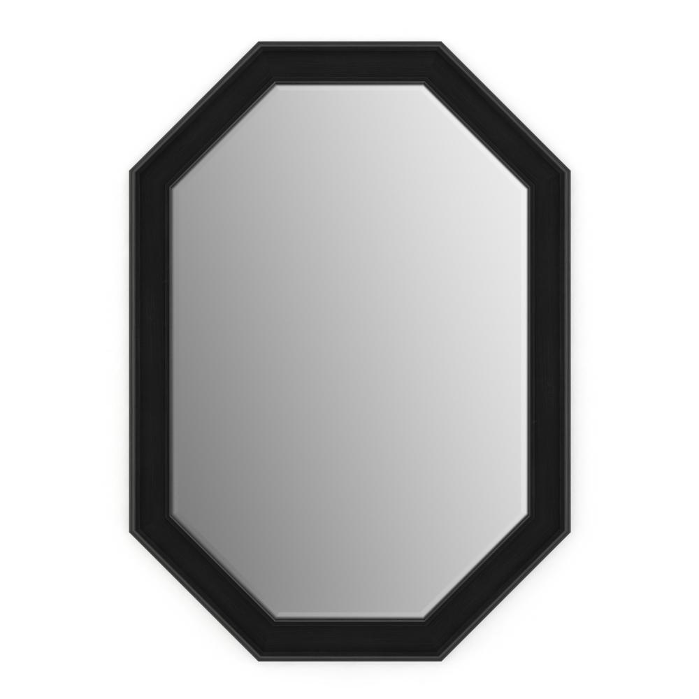 Delta 26 in. x 34 in. (M2) Octagonal Framed Mirror with Deluxe Glass ...