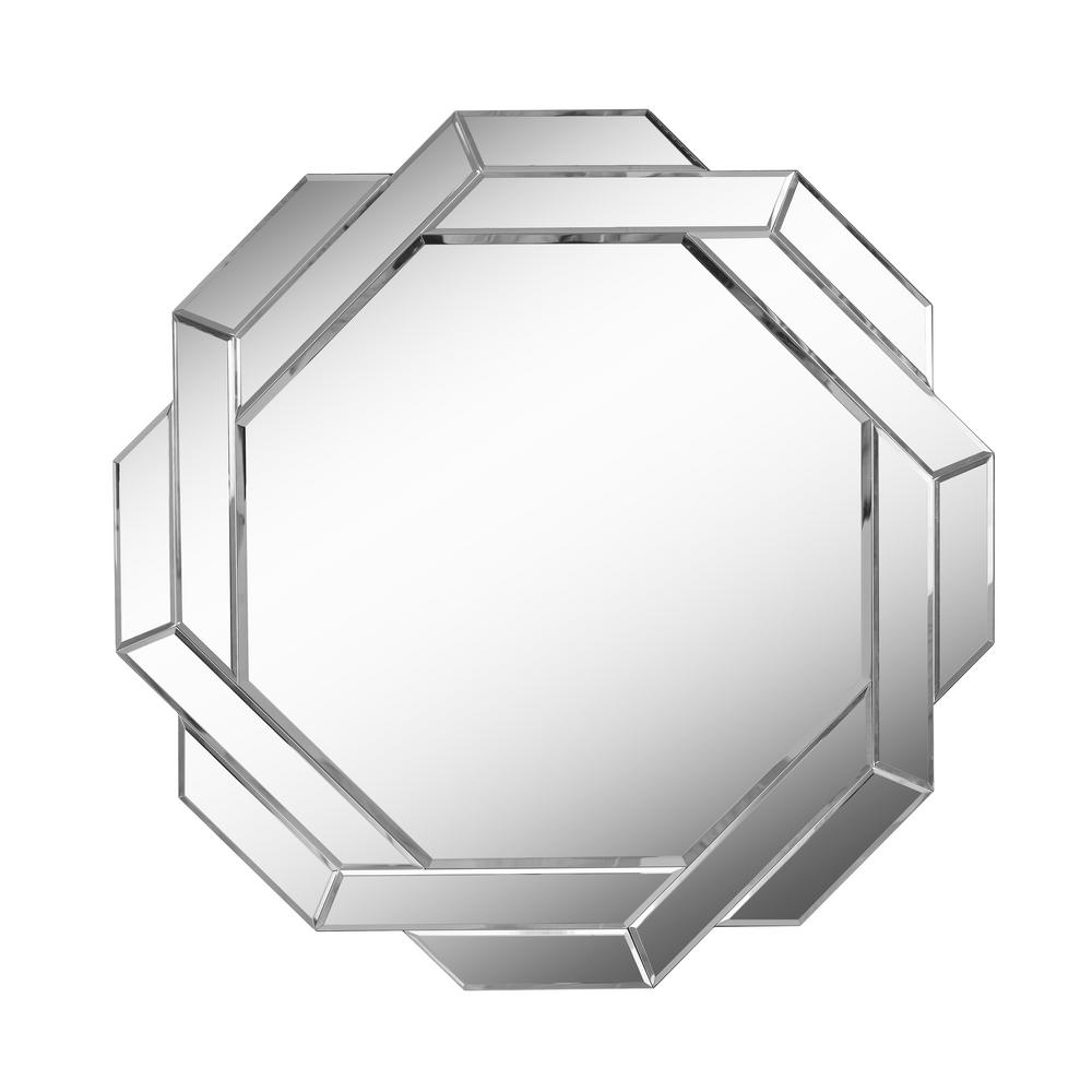 Glass Irregular Beveled Mirrors Wall Decor The Home Junction Geometric Glass Decorative Wall Mirror