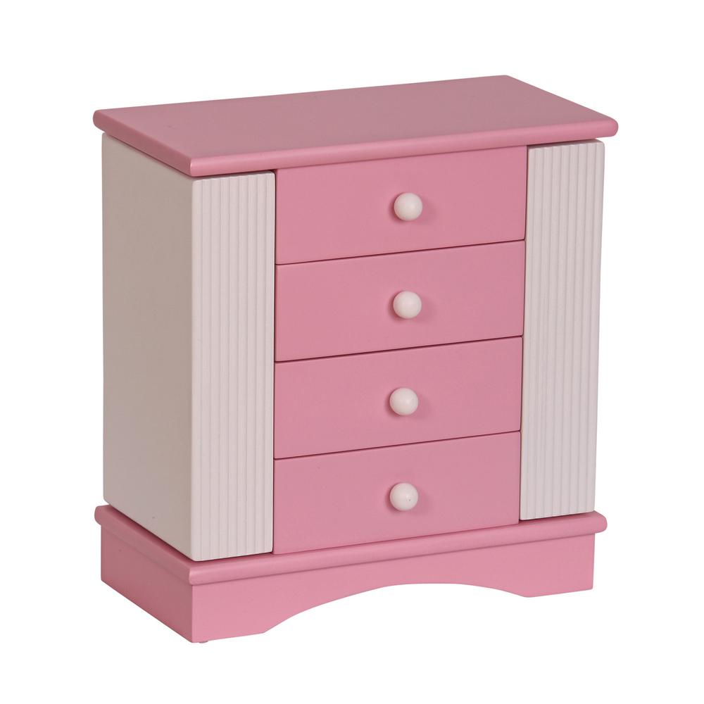 Mele Co Elise Girl S Pink Wooden Al Ballerina Jewelry Box