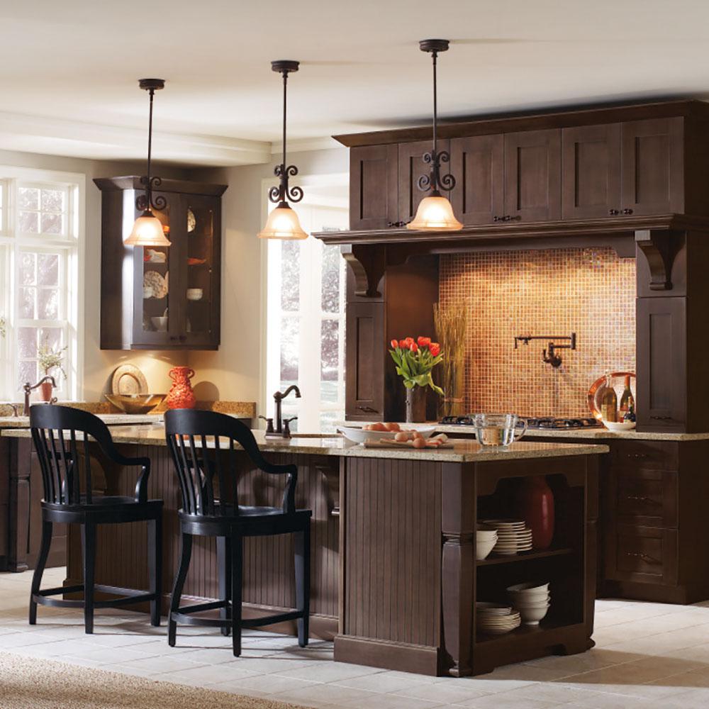 Thomasville Nouveau Custom Kitchen Cabinets Shown In Farmhouse