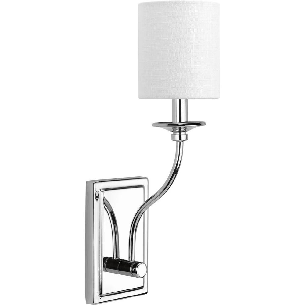 Progress Lighting Bonita Collection 1 Light Polished Chrome Wall Progress Lighting Bonita Collection 1