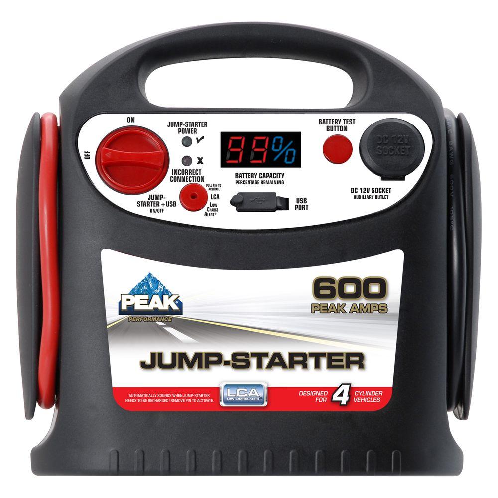 300-Amp Instant-600-Amp Peak Jump Starter J312B