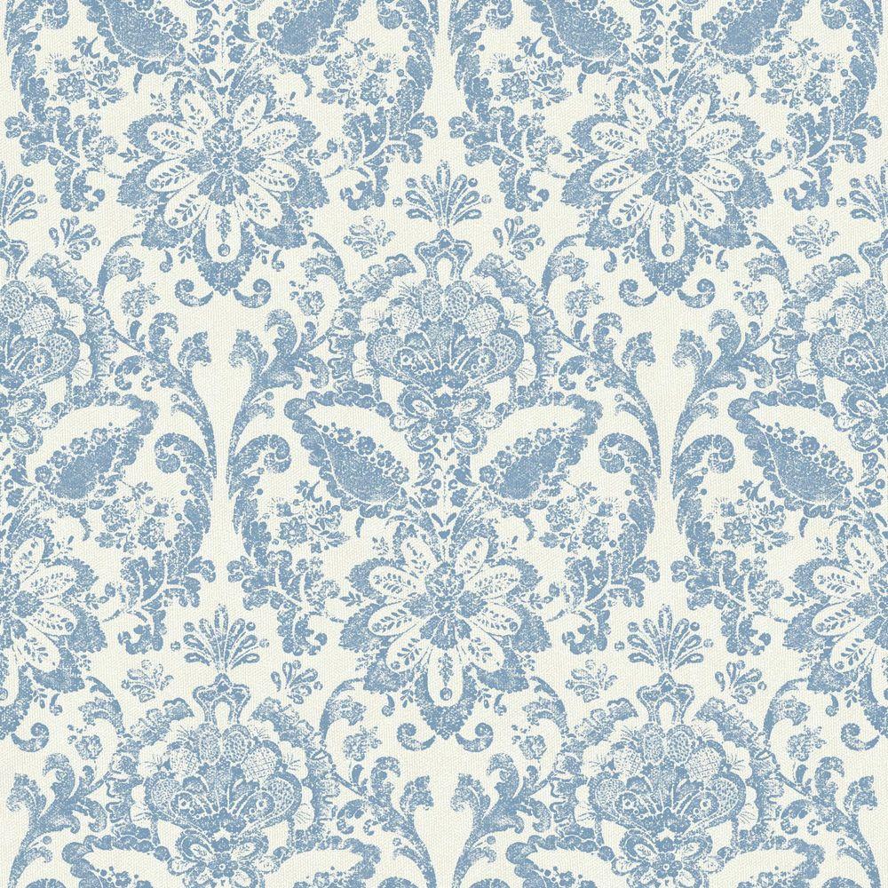 York Wallcoverings American Classics Floral Damask WallpaperAM8748