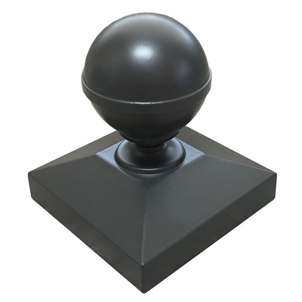 EZ Handrail 3 in. x 3 in. Bronze Ball Post Cap for EZ Handrail Posts