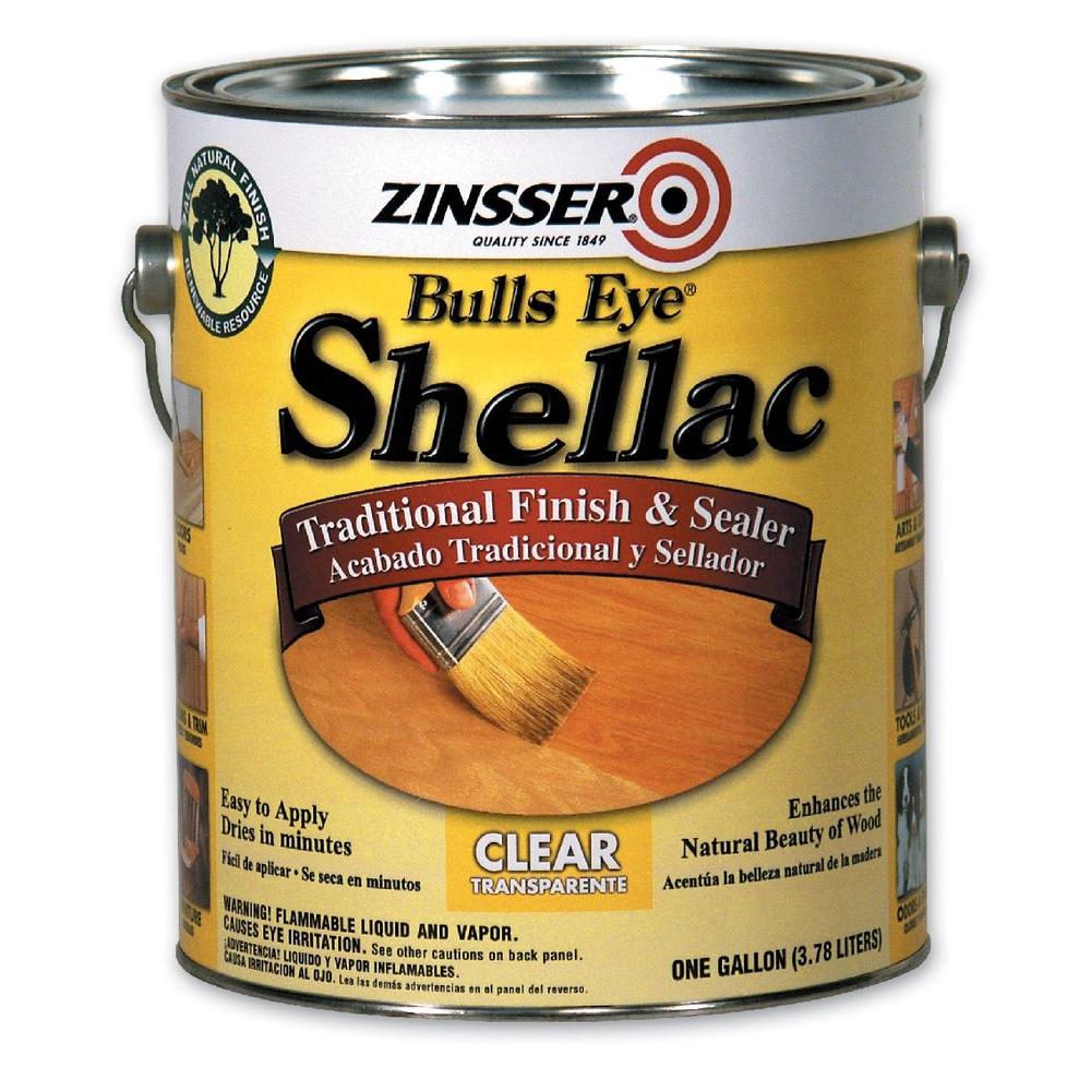 Zinsser 1 Gal Clear Shellac Traditional Finish And Sealer 00301 The   Zinsser Polyurethanes Shellacs Lacquers 00301 64 1000 