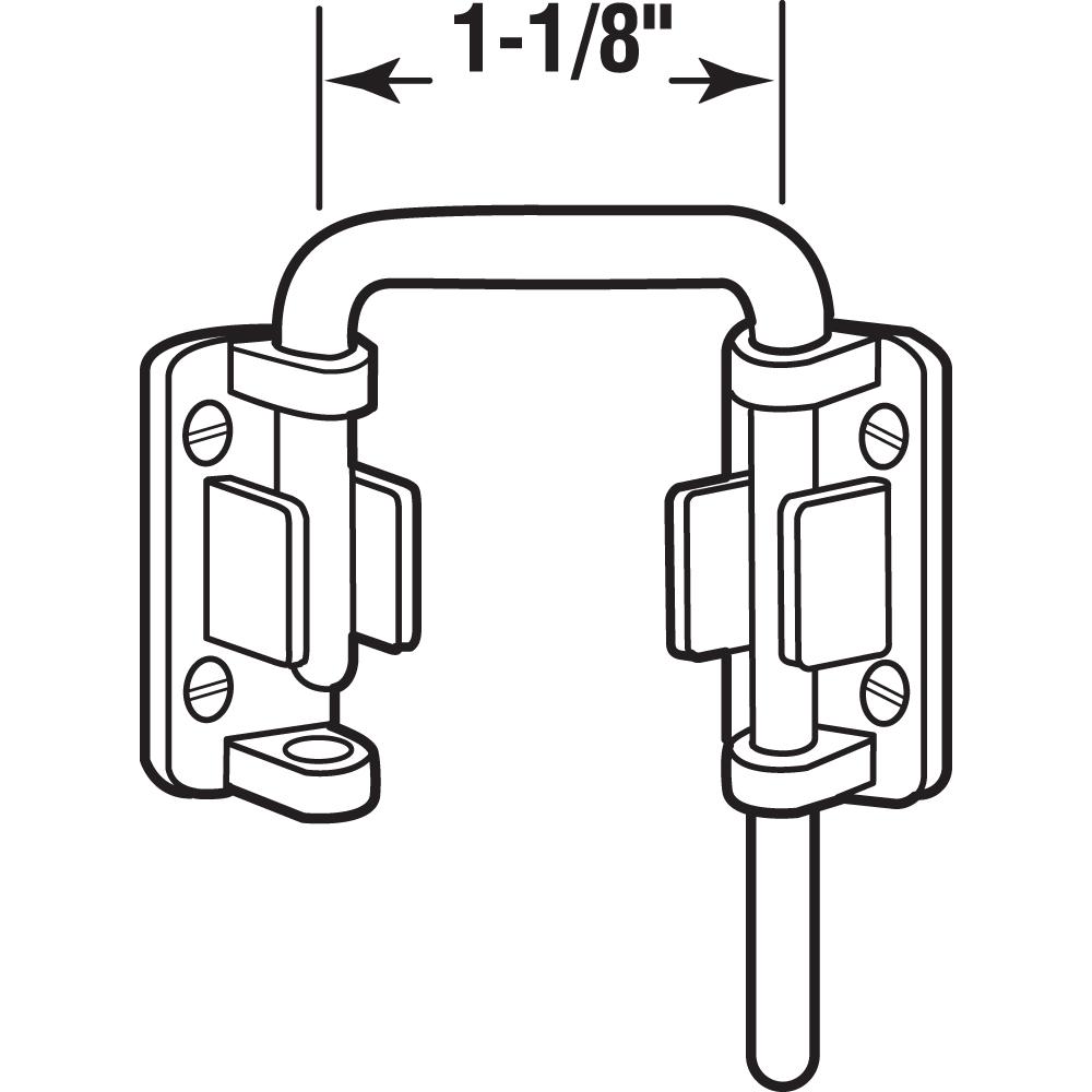 Door Hardware Secondary Door Lock Sliding Loop Home Security