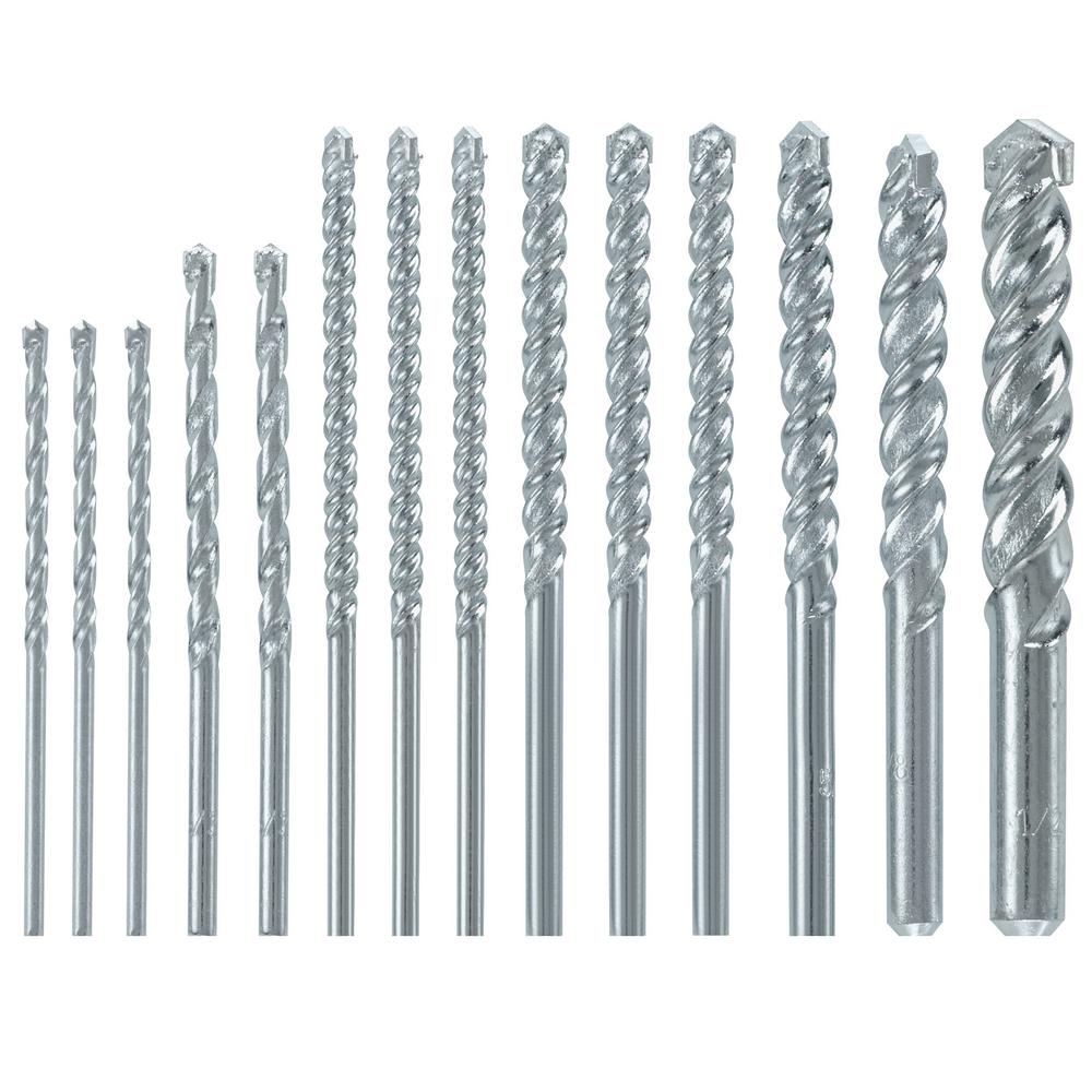Bosch Carbide Masonry Concrete Rotary Drills Bits Set Drilling Brick Block 14pcs Ebay