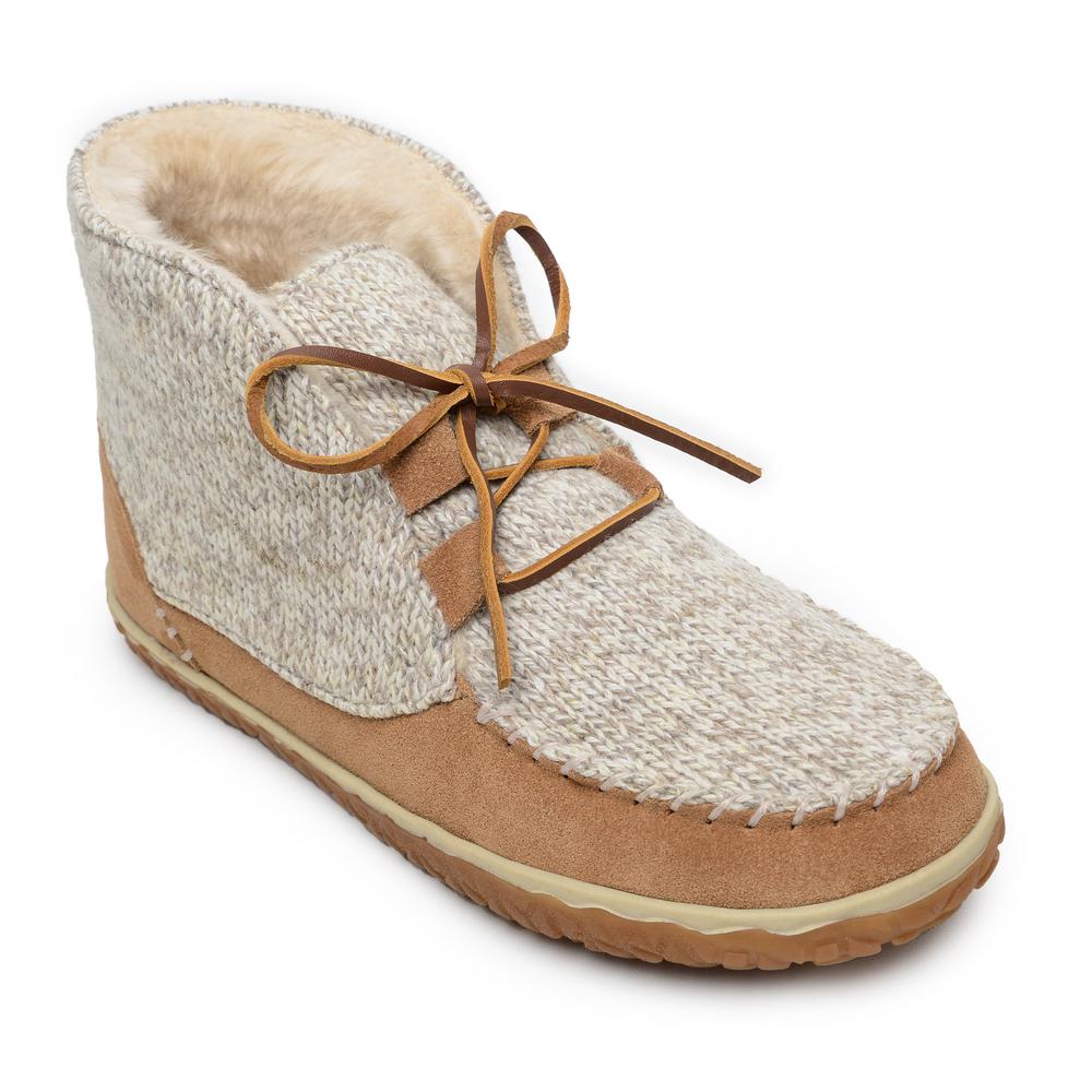 minnetonka chesney suede mule slipper