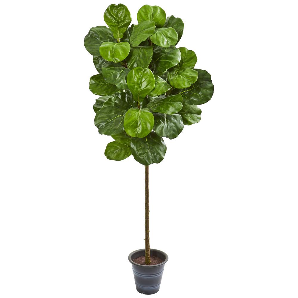 Nearly Natural Indoor 5 Ft Fiddle Leaf Artificial Tree With