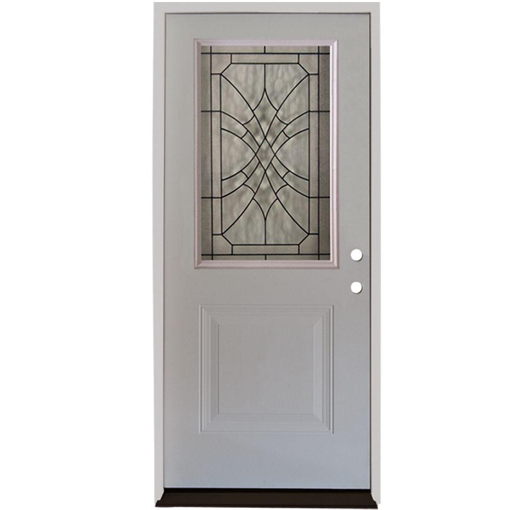 Steves &amp; Sons 34 in. x 80 in. Webville 1/2 Lite Unfinished