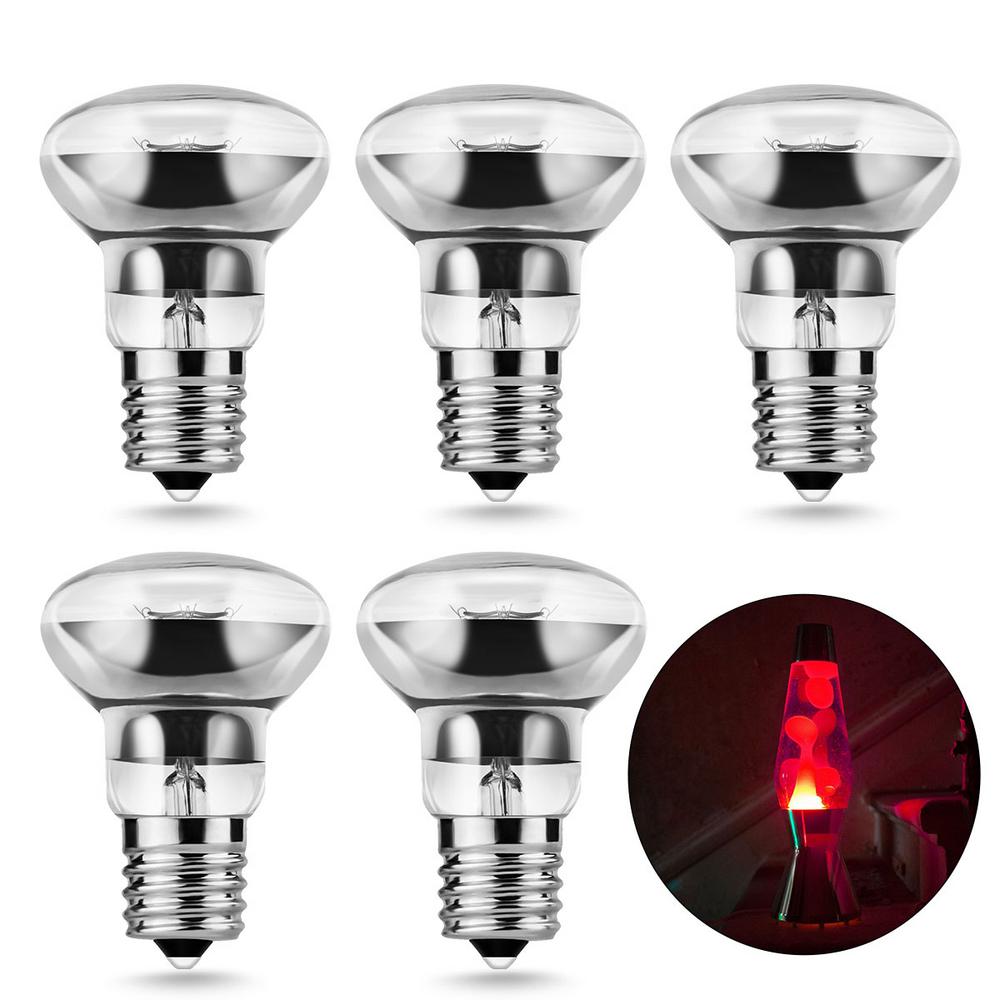 YANSUN 25Watt R39 E17 Lava Lamp Replacement Incandescent Light Bulb (5